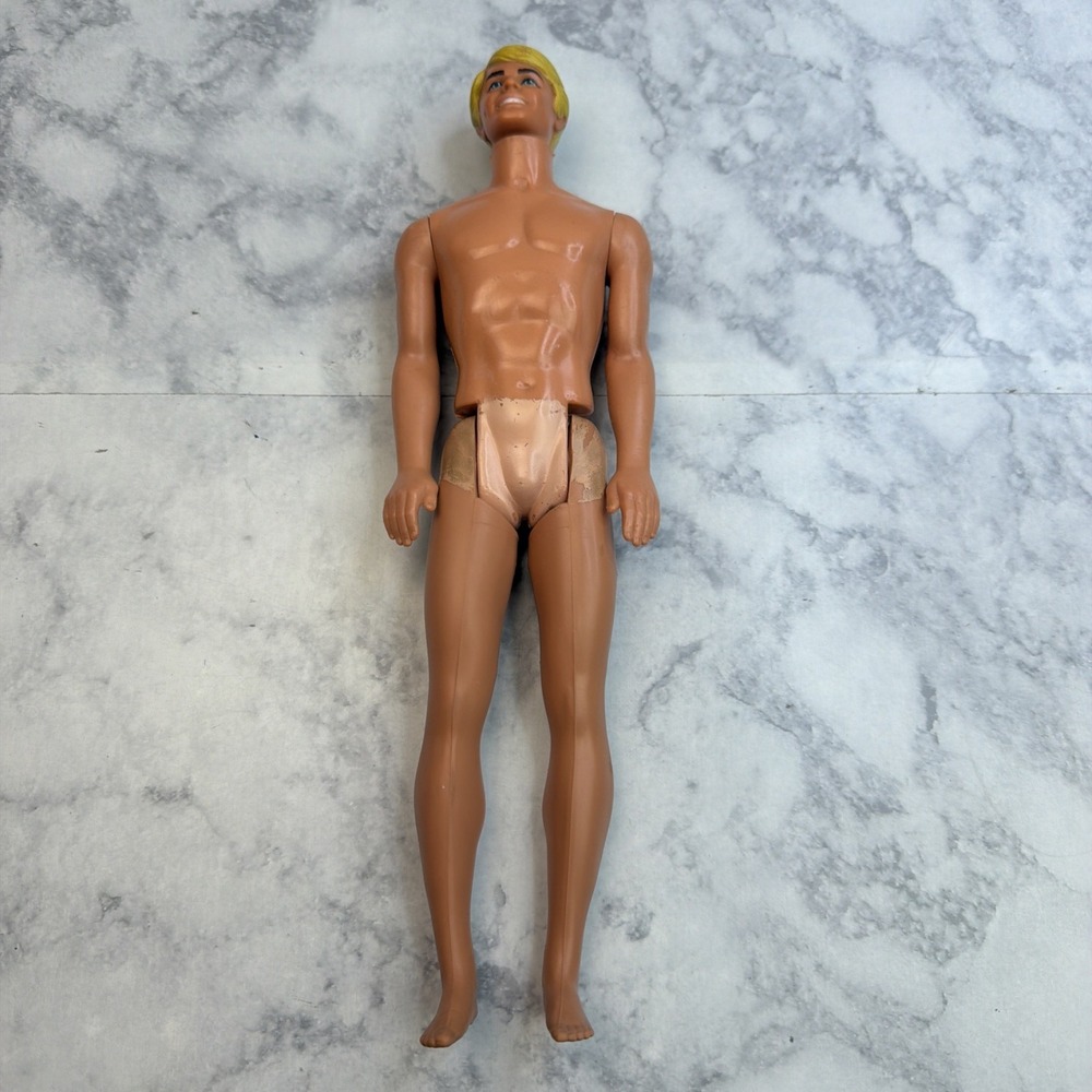 VTG Sun Lovin Malibu Ken Doll Barbie Mattel Hong Kong 1979 Sunburnt Tan Lines